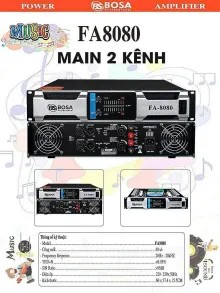 Ảnh 8 của Main công suất BOSA FA8080