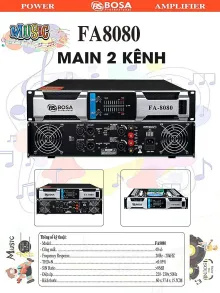 Ảnh 5 của Main công suất BOSA FA8080
