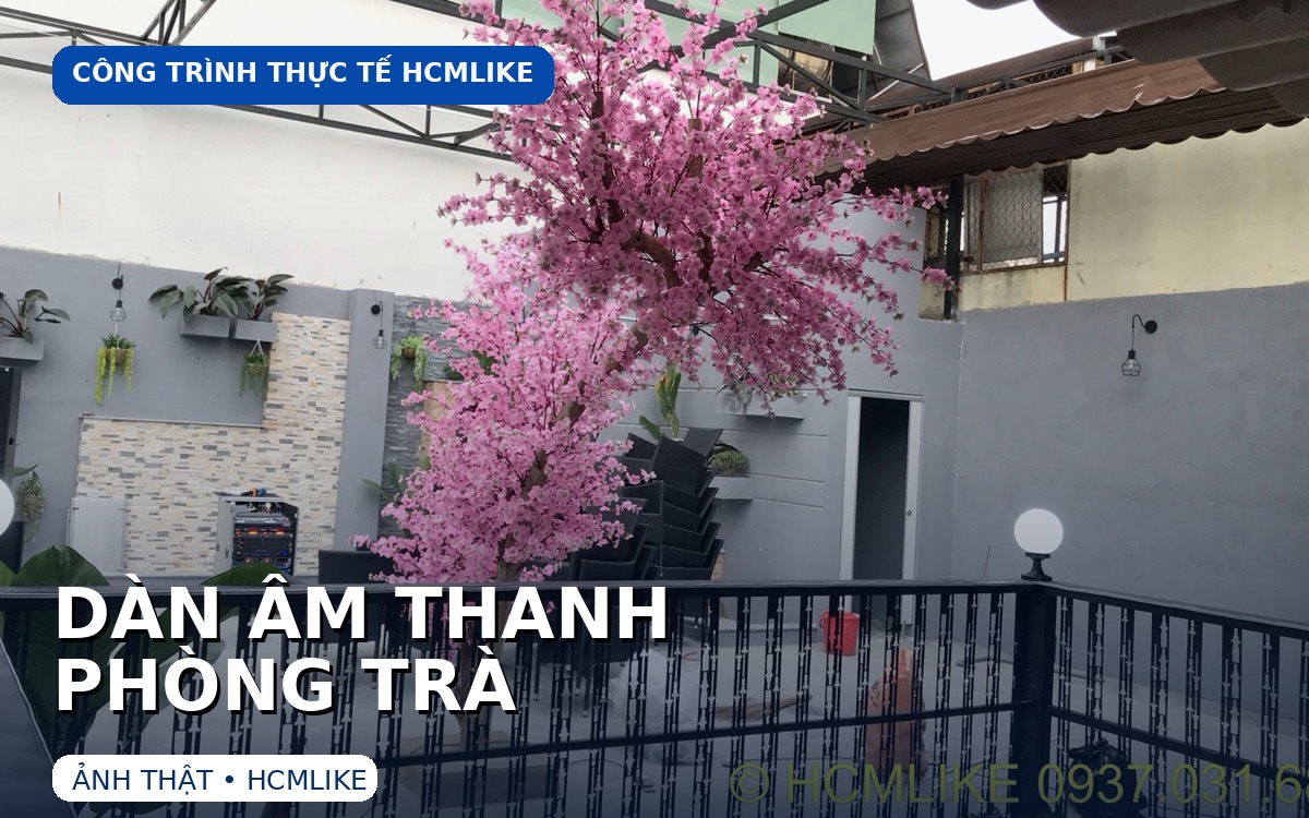 Dàn âm thanh phòng trà do HCMLIKE thực hiện